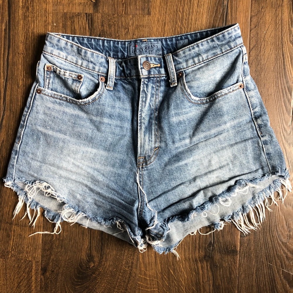 Lucky Brand high rise denim short